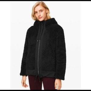 Lululemon Women’s Reversible Warm Restore Sherpa Full Zip Size M